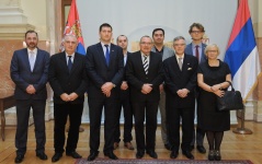 17 December 2014 The members of the Parliamentary Friendship Group with Belgium and the Belgian Ambassador in Belgrade